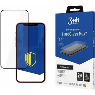 3mk Hartglas HardGlass Max für Apple iPhone 13 mini, schwarz