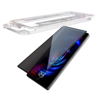 3mk gehärtetes Glas Hartglas Max Privacy Framefit für Samsung Galaxy S26