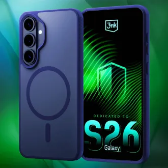 3mk Schutzhülle Smoke MagCase Blau für Samsung Galaxy S26