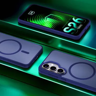3mk Schutzhülle Smoke MagCase Blau für Samsung Galaxy S26