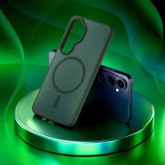 3mk Schutzhülle Smoke MagCase Grün für Samsung Galaxy S26
