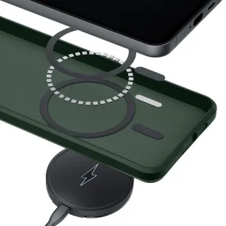 3mk Schutzhülle Smoke MagCase Grün für Samsung Galaxy S26