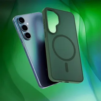 3mk Schutzhülle Smoke MagCase Grün für Samsung Galaxy S26