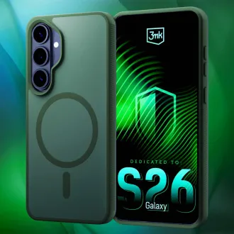 3mk Schutzhülle Smoke MagCase Grün für Samsung Galaxy S26