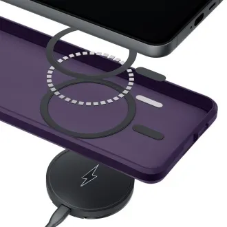 3mk Schutzhülle Smoke MagCase Lila für Samsung Galaxy S26