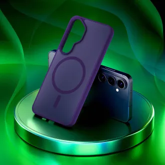 3mk Schutzhülle Smoke MagCase Lila für Samsung Galaxy S26