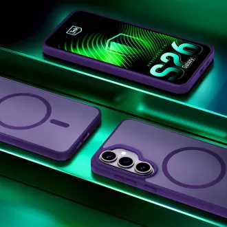 3mk Schutzhülle Smoke MagCase Lila für Samsung Galaxy S26