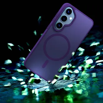 3mk Schutzhülle Smoke MagCase Lila für Samsung Galaxy S26