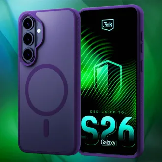 3mk Schutzhülle Smoke MagCase Lila für Samsung Galaxy S26