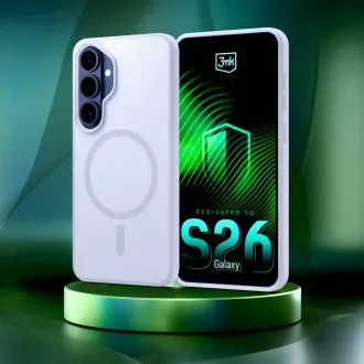 3mk Schutzhülle Smoke MagCase Weiß für Samsung Galaxy S26