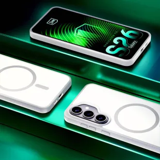 3mk Schutzhülle Smoke MagCase Weiß für Samsung Galaxy S26