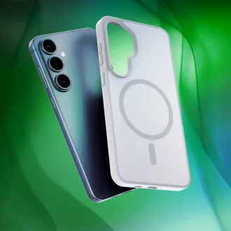 3mk Schutzhülle Smoke MagCase Weiß für Samsung Galaxy S26
