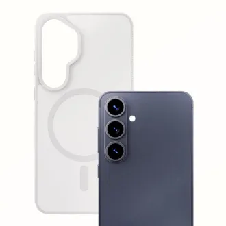 3mk Schutzhülle Smoke MagCase Weiß für Samsung Galaxy S26