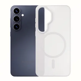 3mk Schutzhülle Smoke MagCase Weiß für Samsung Galaxy S26