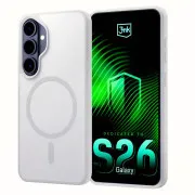 3mk Schutzhülle Smoke MagCase Weiß für Samsung Galaxy S26