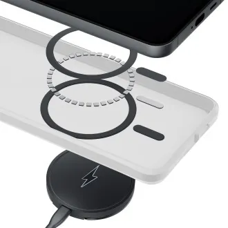3mk Schutzhülle Smoke MagCase Weiß für Samsung Galaxy S26 3mk Schutzhülle Smoke MagCase Weiß für Samsung Galaxy S26