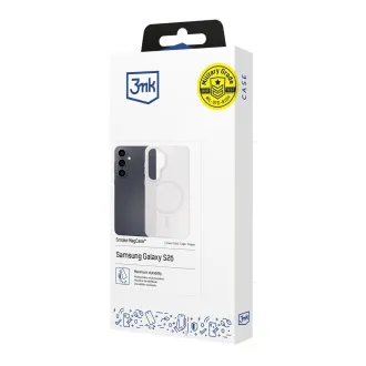 3mk Schutzhülle Smoke MagCase Weiß für Samsung Galaxy S26 3mk Schutzhülle Smoke MagCase Weiß für Samsung Galaxy S26