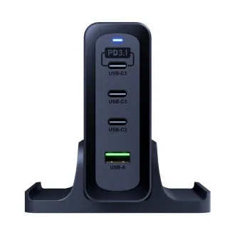 3mk Charging Station - Hyper Charging Station, 240 W, GaN, 3x USB-C 1x USB-A 3mk Charging Station - Hyper Charging Station, 240 W, GaN, 3x USB-C 1x USB-A