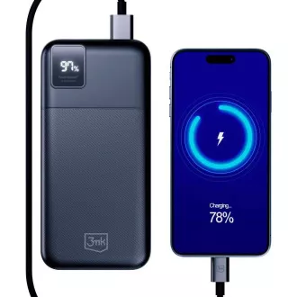 3mk powerbank - PowerHouse 20000 mAh, USB-C USB-A 3mk powerbank - PowerHouse 20000 mAh, USB-C USB-A