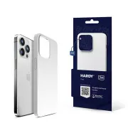 3mk Schutzhülle HARDY Silikon MagCase für Apple iPhone 15 Pro, silber-weiß