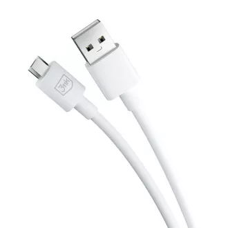 3mk Datenkabel - Hyper Cable A zu Micro 1.2m 5V 2, 4A, weiß