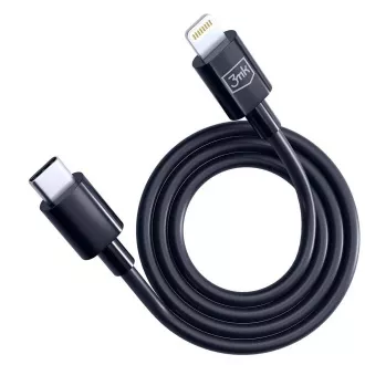 3mk Datenkabel - Hyper Cable C zu Lightning 20W 1.2m, schwarz 3mk Datenkabel - Hyper Cable C zu Lightning 20W 1.2m, schwarz