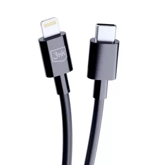 3mk Datenkabel - Hyper Cable C zu Lightning 20W 1.2m, schwarz 3mk Datenkabel - Hyper Cable C zu Lightning 20W 1.2m, schwarz