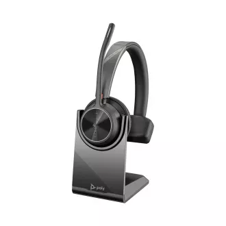 Poly Voyager 4310 MS Teams schnurloses Headset, BT700 USB-A Adapter, Mono, Ladestation Poly Voyager 4310 MS Teams schnurloses Headset, BT700 USB-A Adapter, Mono, Ladestation