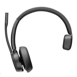 Poly Voyager 4310 MS Teams schnurloses Headset, BT700 USB-C Adapter, Mono, Ladestation