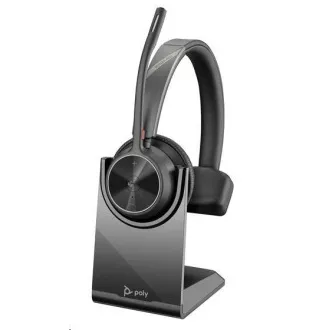Poly Voyager 4310 MS Teams schnurloses Headset, BT700 USB-C Adapter, Mono, Ladestation