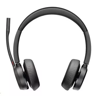 Poly Voyager 4320 MS Teams schnurloses Headset, BT700 USB-C Adapter, Stereo, Ladestation