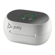 Poly Voyager Free 60  Bluetooth-Headset, BT700 USB-A-Adapter, Touch-Ladeetui, weiß