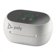 Poly Voyager Free 60  Bluetooth-Headset, BT700 USB-C-Adapter, Touch-Ladeetui, weiß