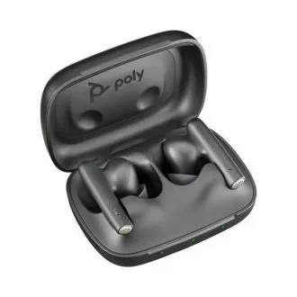 Poly Voyager Free 60 Bluetooth-Headset, BT700 USB-A-Adapter, Ladetasche, schwarz Poly Voyager Free 60 Bluetooth-Headset, BT700 USB-A-Adapter, Ladetasche, schwarz