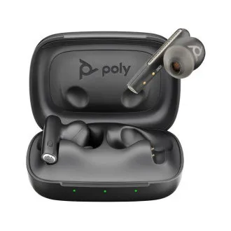 Poly Voyager Free 60 Bluetooth-Headset, BT700 USB-A-Adapter, Ladetasche, schwarz Poly Voyager Free 60 Bluetooth-Headset, BT700 USB-A-Adapter, Ladetasche, schwarz