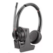 Poly Savi 8220 UC-M Headset, DECT, ANC, USB-A, Stereo