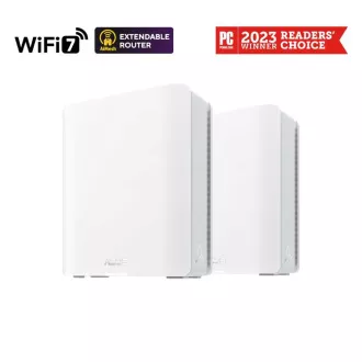 ASUS ZenWifi BT10 2er-Pack, WiFi7 Extendable Router, AiMesh, 2x WAN/LAN, 1x LAN, 1x 3.0