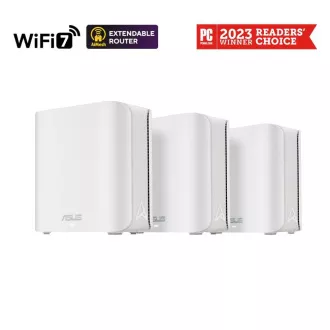 ASUS ZenWifi BD4 3er-Pack, WiFi7 Erweiterbarer Router, AiMesh, 2x WAN/LAN