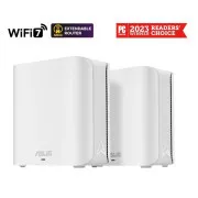ASUS ZenWifi BD4 2er-Pack, WiFi7 Erweiterbarer Router, AiMesh, 2x WAN/LAN