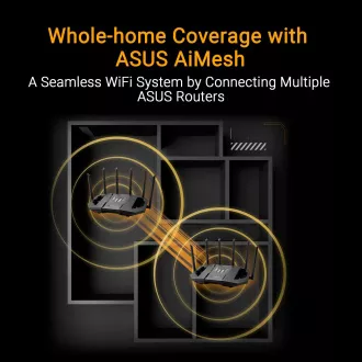 ASUS Gaming Router TUF-BE9400 3-Wege WiFi7 Router, 1x WAN, 3x LAN, AiMesh