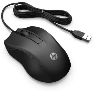 HP Maus - 105 Schwarz Kabelgebundene Maus EURO