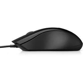 HP Maus - 105 Schwarz Kabelgebundene Maus EURO