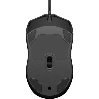 HP Maus - 105 Schwarz Kabelgebundene Maus EURO