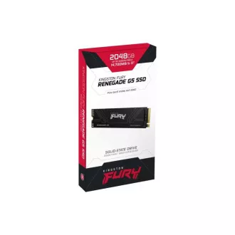 Kingston FURY RENEGADE G5 2TB M.2 2280 NVMe PCIe 5.0 SSD (R 14700MB/s; W 14000MB/s) Kingston FURY RENEGADE G5 2TB M.2 2280 NVMe PCIe 5.0 SSD (R 14700MB/s; W 14000MB/s)