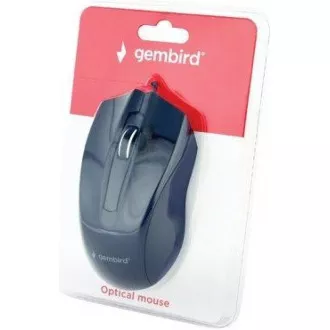GEMBIRD Maus MUS-3B-01, kabelgebunden, optisch, 1000 dpi, USB, schwarz