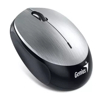 GENIUS Maus NX-9000BT/ Bluetooth 4.0/ 1200 dpi/ kabellos/ wiederaufladbare Batterie/ silber