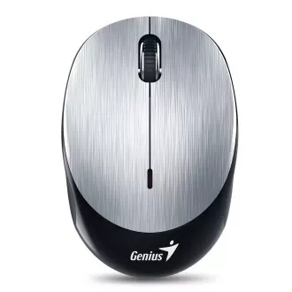 GENIUS Maus NX-9000BT/ Bluetooth 4.0/ 1200 dpi/ kabellos/ wiederaufladbare Batterie/ silber