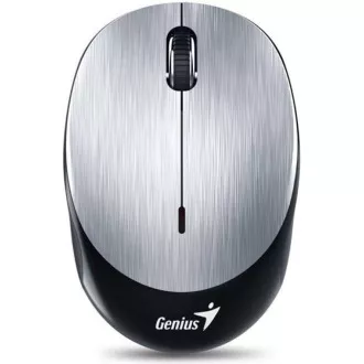 GENIUS Maus NX-9000BT/ Bluetooth 4.0/ 1200 dpi/ kabellos/ wiederaufladbare Batterie/ silber