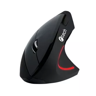 C-TECH Maus VEM-09C, vertikal, 6 Tasten, schwarz, USB C-TECH Maus VEM-09C, vertikal, 6 Tasten, schwarz, USB