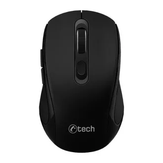 C-TECH Dual Mode Maus WLM-12BK, kabellos, 1600DPI, 6 Tasten, schwarz, USB-Nano-Empfänger